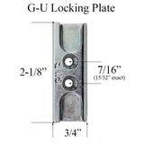 GU LOCKING PLATE, 3/4" WIDTH