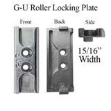 GU EURO GROOVE LOCKING PLATE, 15/16" WIDTH