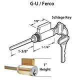 G-U / Ferco 2-1/4 door (57mm) Cylinder Tail Piece