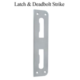 Latch and Deadbolt Central Keeper Strike Plate for 2-1/4