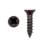 SCREW # 7 X 5/8 FLAT HEAD PHILLIPS WOOD FOR LATCH AND DEADBOLT STRIKE PLATE - CHOOSE COLOR