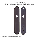 Trim Plates, 5146 Passive Door with Thumbturn - Dark Bronze