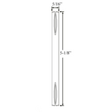 G-U/FERCO SPINDLE, 5/16" X 5-1/8" (8MM X 130MM) 3" DOOR