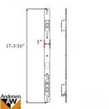 Andersen Strike Plate, Dual / Double for 2-3 panel sliding door