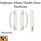 Andersen Frenchwood Gliding Door Trim Hardware, Albany, 4 Panel Interior and Exterior - White - BLEMISHED