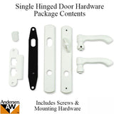 Andersen Albany Active Single Hinged Door Hardware - Pure White