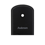 Andersen Albany Active Single Hinged Door Hardware, Blemished - Black