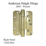 Andersen Single Hinge, Left Hand (2005-Present) - Gold Dust