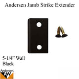 Andersen Jamb Strike Extender, 1-3/32" - Black