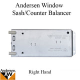 Andersen 200 Series Narroline Window Sash/Counter Balancer, Right Hand - R1233/31