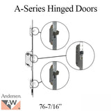 Andersen Multipoint Lock for A-Series Hinged Doors, 76-7/16