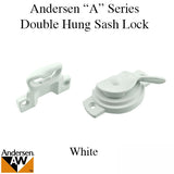 Andersen A Series Sash Lock For Double Hung Sash Lock White Swivel Sash Lock