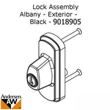 Andersen Albany Door Lock For Frenchwood Sliding Doors Exterior Albany Lock Right Handed