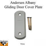 Andersen Frenchwood Sliding Doors Cover Plate For Albany Handles White Cover Plate