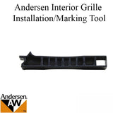 Andersen Perma-Shield Casement Windows - Interior Grille Installation / Marking Tool