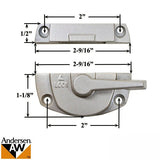 Andersen Estate Series Flush Mount Sash Lock for Tilt-Wash (DC and TW) Windows - Gold Dust