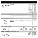 Andersen Tilt-Wash (DC) and Tilt-Wash (TW) Windows - Lock and Keeper Kit - Oil Rubbed Bronze