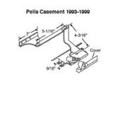 Pella Casement Window Operator Pro Series Roto Right Hand 1993 to 1999