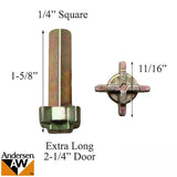 Andersen Frenchwood Hinged and Outswing Patio Door Lock Actuator 2-1/4 inch Door