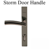 Andersen / Emco Modern Storm Door Handle Set Trim Metallic Stone