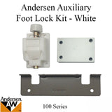 Andersen 100 Series Auxiliary Foot Lock Kit - White