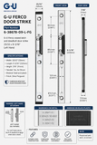 Strike Plate, Latch & Deadbolt, Raised Left Hand