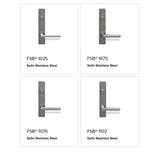 Andersen FSB 1076 Non Keyed Trim Set for Double Door - Stainless Steel