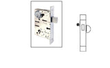 Cal-Royal SC Series, Extra Heavy Duty Mortise Locks with Clutch, Grade 1 - Cylinder x Thumbturn Lock SC8460, F17