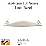 Andersen 100 Series Casement Lock Bezel - White