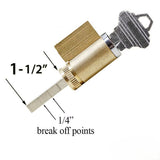 AMERICAN REPLACEMENT LOCK CYLINDER, 1" X 1-1/2 SCHLAGE