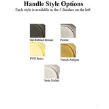 MULTIPOINT TRIM, 2 X 10-1/2 INCH, AMERICAN CYLINDER TRADITIONAL BRASS HANDLESET - 921202000