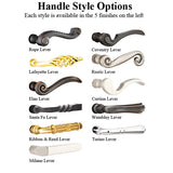 MULTIPOINT TRIM, 2 X 10-1/2 INCH, AMERICAN CYLINDER TRADITIONAL BRASS HANDLESET - 921202000