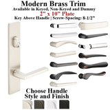 MULTIPOINT TRIM, 2 X 10 INCH, AMERICAN, MODERN BRASS - 921322000