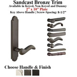 MULTIPOINT TRIM, 2 X 10 INCH, AMERICAN, SANDCAST BRONZE - 921342000