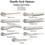 Neuma Multipoint Trim, 2 x 10 inch, American Cylinder Stainless Steel Handleset