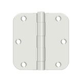 3-1/2" x 3-1/2" x 5/8" Radius Hinge, Residential Thickness