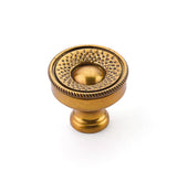 Schaub Sonata - Solid Brass Knob - 1-1/4" dia