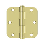 3-1/2" x 3-1/2" x 5/8" Radius Hinge, HD