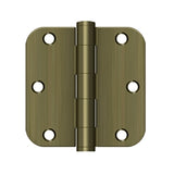 3-1/2" x 3-1/2" x 5/8" Radius Hinge, HD