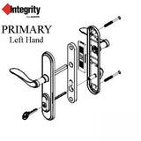 Integrity Cambridge Primary, Keyed Swinging Door Handles, Left Hand