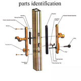 Integrity Cambrige Secondary, Passive Swinging Door Handles, Left Hand