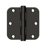 3-1/2" x 3-1/2" x 5/8" Radius Hinge, HD