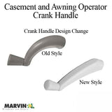 Marvin Handle for Casement or Awning Windows - Satin Taupe