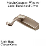 Marvin Casement Crank Handle and Cover, Right Hand - Choose Color