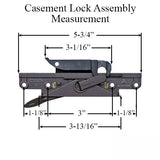 Truth Casement Lock Assembly Marvin Window Left Hand Casemaster Sash Lock