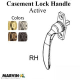 Marvin Push out Casement Lock Handle, Right Hand Active - Choose Color