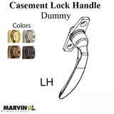 Marvin Push out Casement Lock Handle, Left Hand Dummy - Choose Color