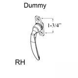 Marvin Push out Casement Lock Handle, Right Hand Dummy - Choose Color