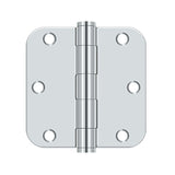 3-1/2" x 3-1/2" x 5/8" Radius Hinge, HD