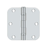 3-1/2" x 3-1/2" x 5/8" Radius Hinge, Ball Bearing